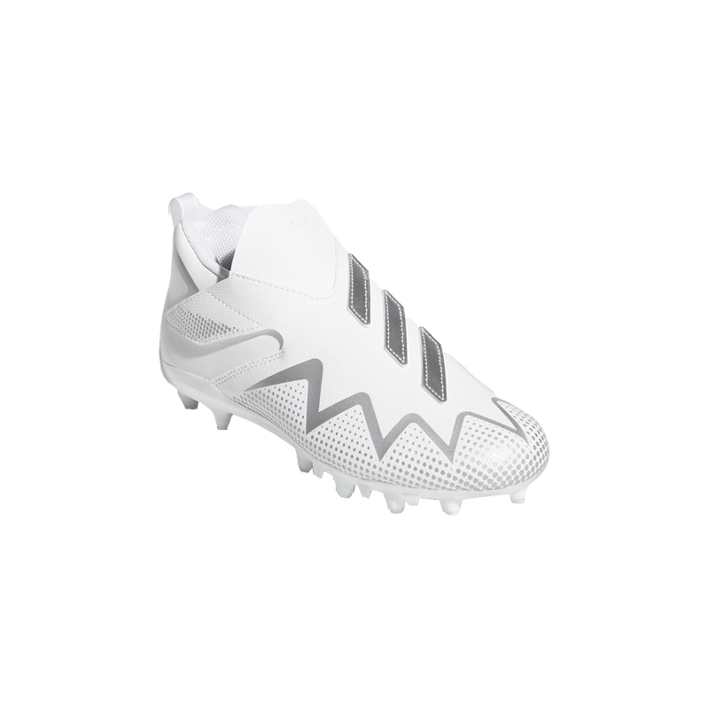 Youth Freak Spark Team, Adidas Youth Freak Spark Team White/Silver Alt View Angle