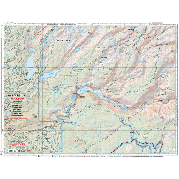 Hetch Hetchy, Tom Harrison Maps Hetch Hetchy