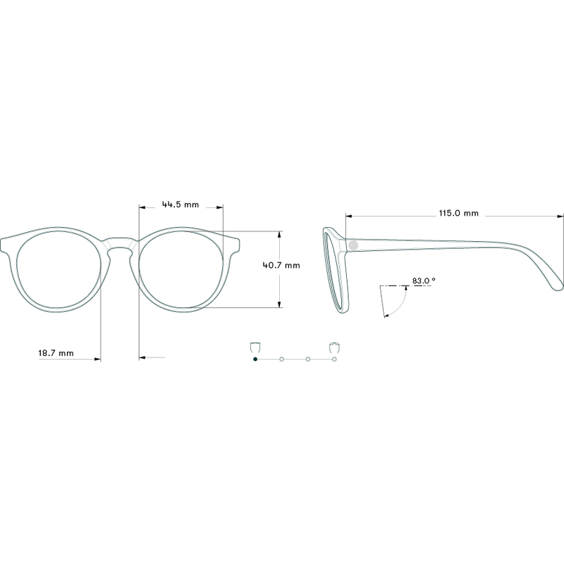 Mini Dipsea - Tortoise/Ocean