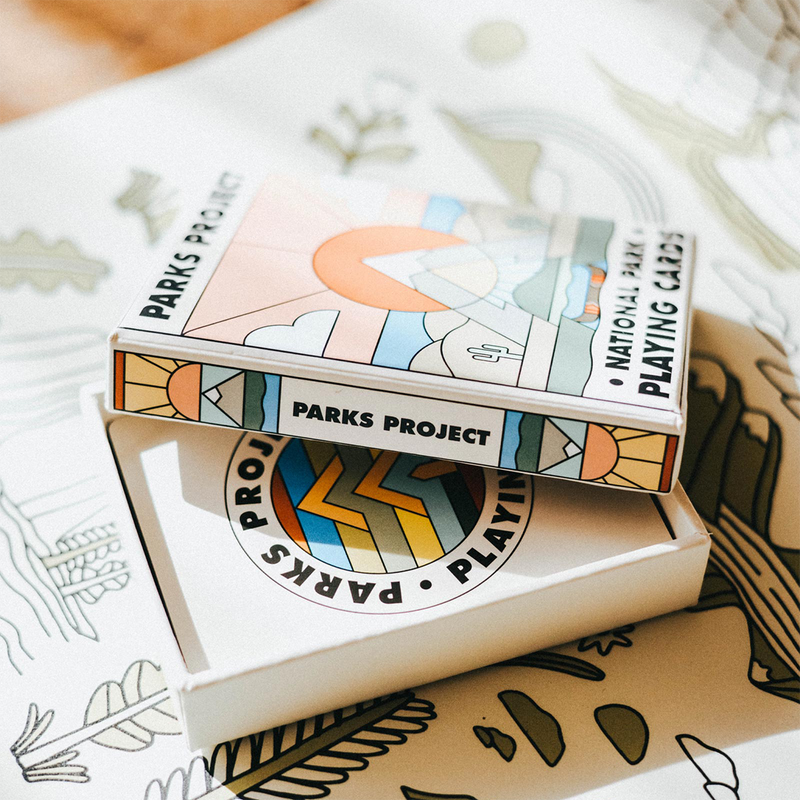 Minimalist National Park Playing Cards, Parks Project Minimalist National Park Playing Cards