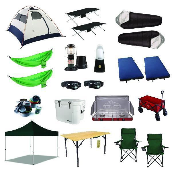 SB Rentals 2-Person Deluxe Car Camping Package