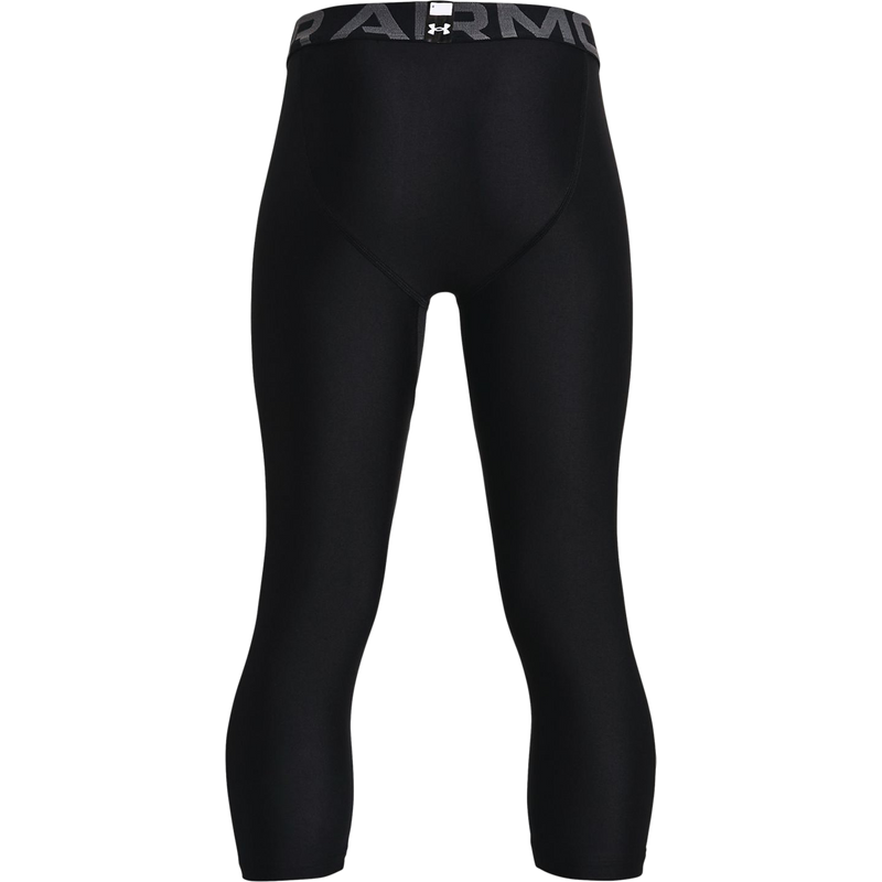 Boys' HeatGear 3/4 Leggings, Under Armour Boys' HeatGear 3/4 Leggings 001-Black/Pitch Grey