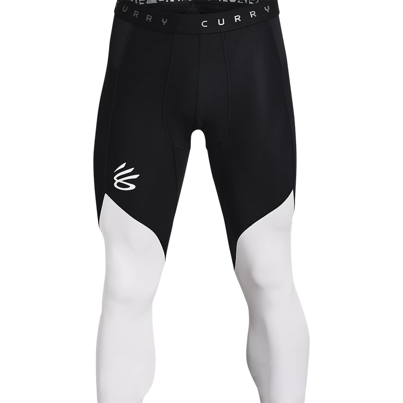 Men's Curry UNDRTD 3/4 Tight, Under Armour Men's Curry UNDRTD 3/4 Tight 001-Black front