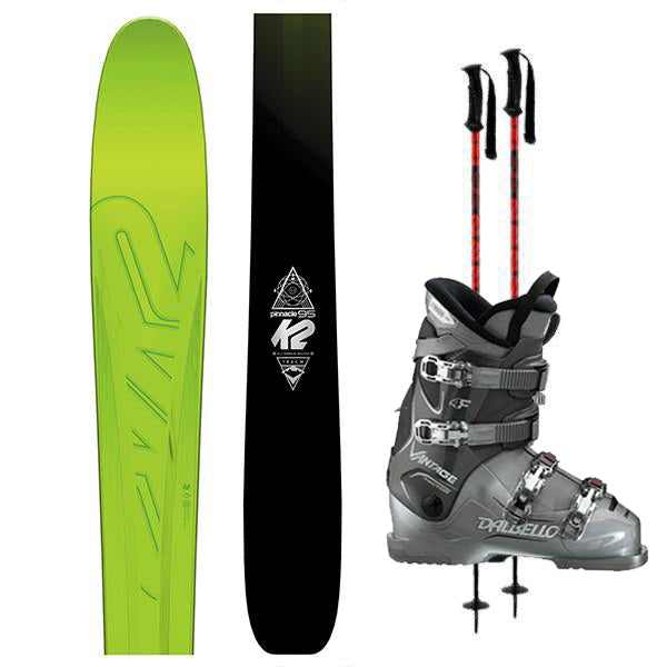 K2 Women's Pinnacle 95 Sport Ski Package alternate view