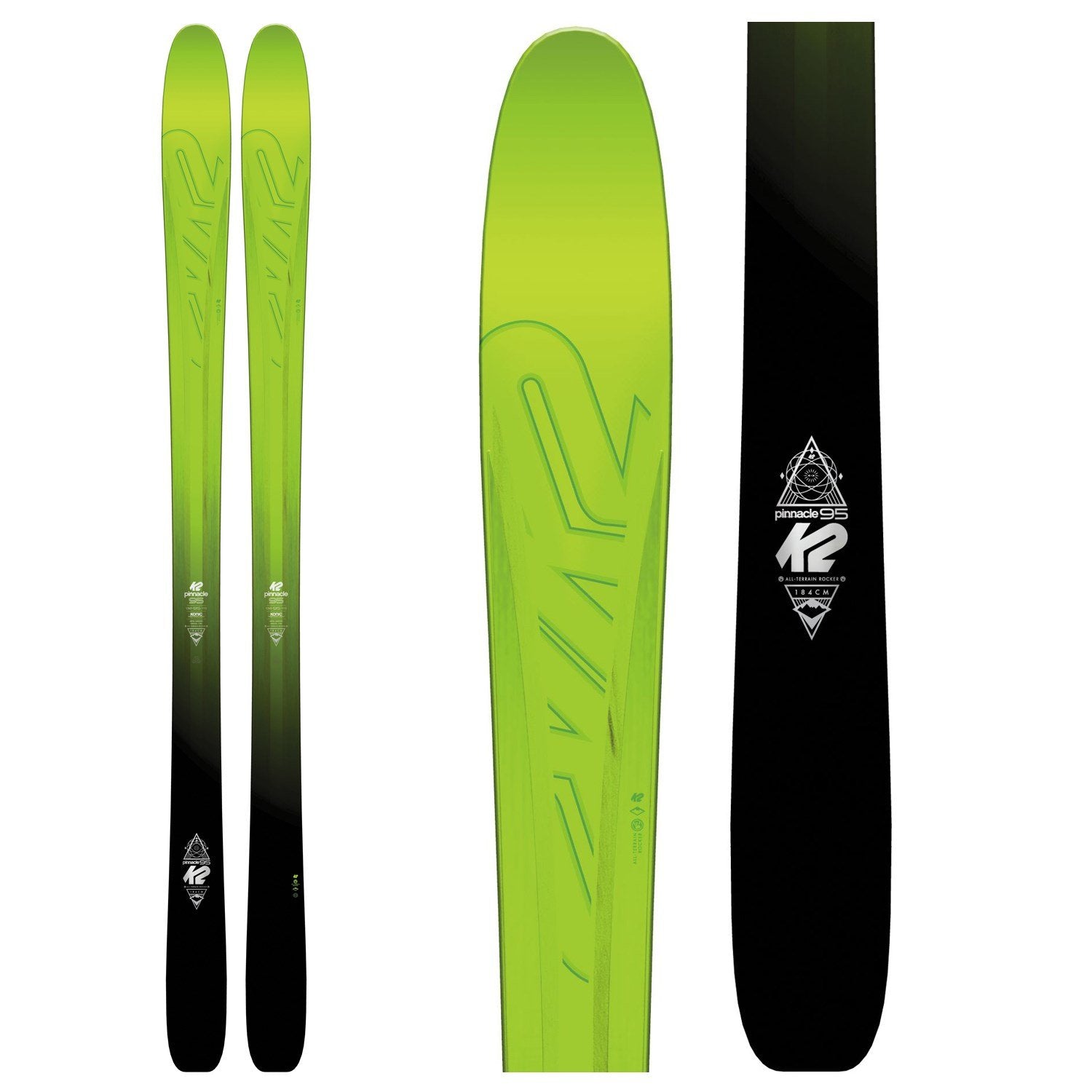 K2 Pinnacle 95 Sport Skis alternate view