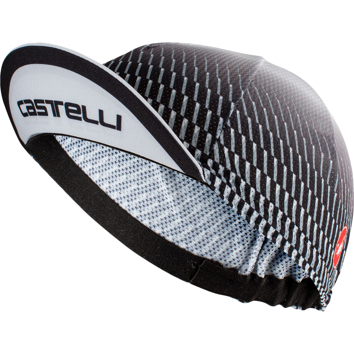 Castelli Women's Climber's Cap in 870-Silver Gray/White Black.