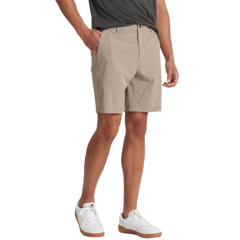 Men's Pebble Short, Vuori Pebble Short GRV-Gravel front