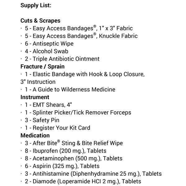 Mountain Backpacker Medical Kit, Adventure Medical Mountain Backpacker Medical Kit