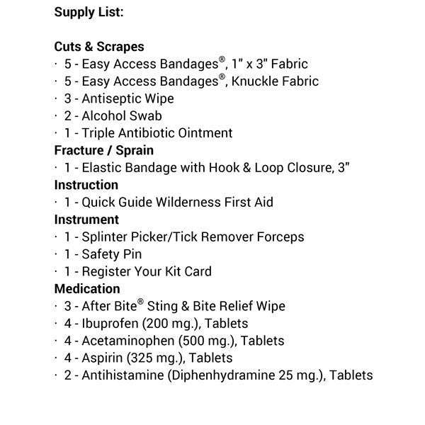 Mountain Day Tripper Lite Medical Kit, Adventure Medical Mountain Day Tripper Lite Medical Kit