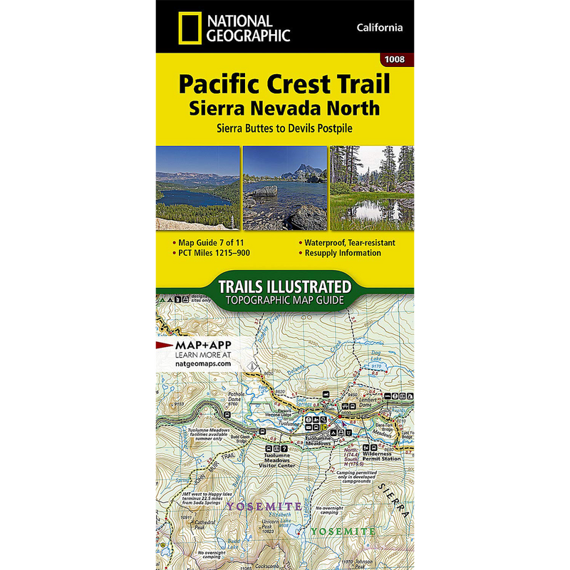 Pacific Crest Trail: Sierra Nevada North Map, Featured Image