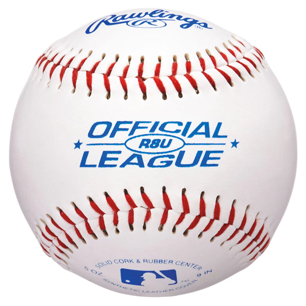 Official League 8U (2 Pack), Rawlings Official League 8U (2 Pack) White