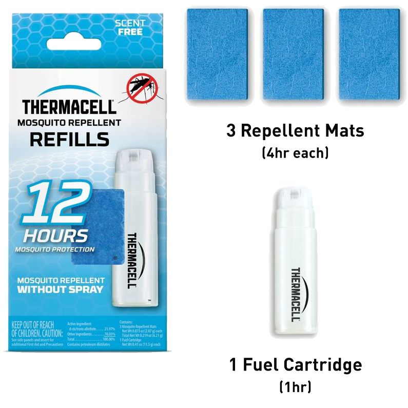 Original Mosquito Repellent Refills - 12 Hours, Thermacell Original Mosquito Repellent Refills - 12 Hours