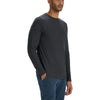 Vuori Men's Long-Sleeve Strato Tech Tee HTG-Heather Grey