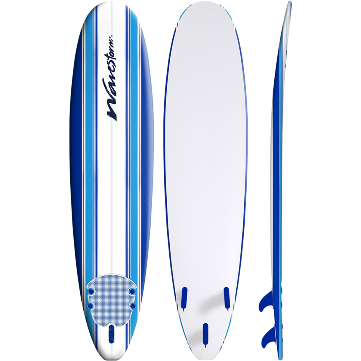 Wavestorm 8'0 Classic Surfboard with Leash alternate view
