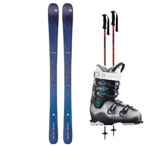Blizzard Women's Black Pearl 88 Premium Ski Package