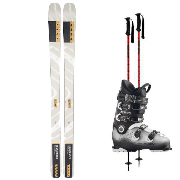 K2 Women's Mindbender 89Ti Premium Ski Package, Featured Image