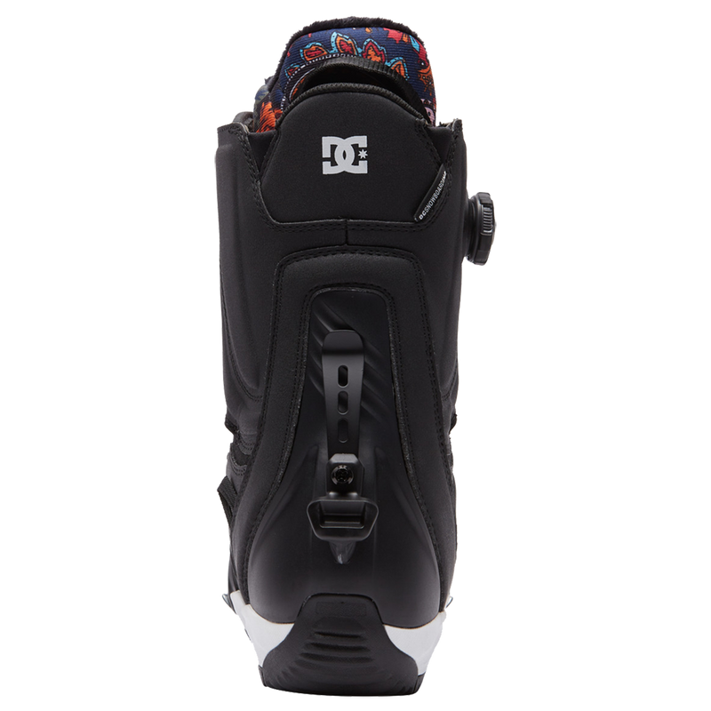 Women's Mora Step On, DC Shoes Women's Mora Step On Black/Black/White heel