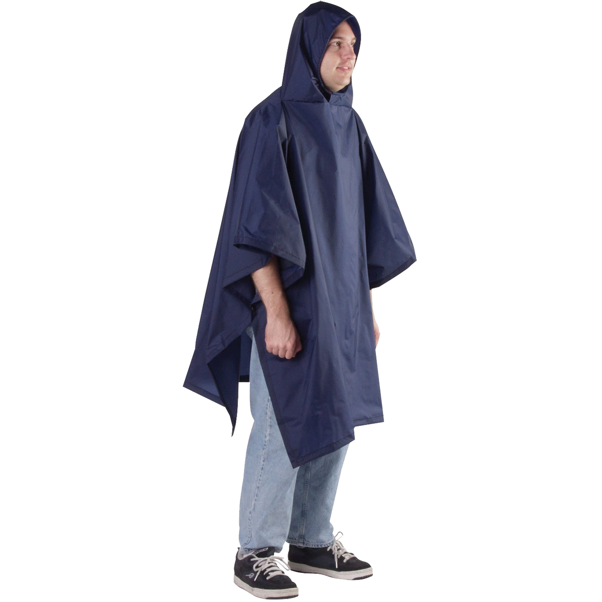 Adult Poncho - Graphite alternate view
