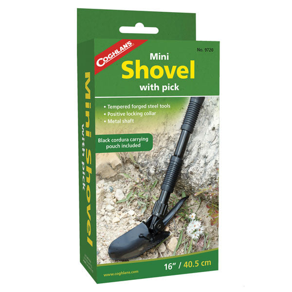Mini Shovel with Pick alternate view