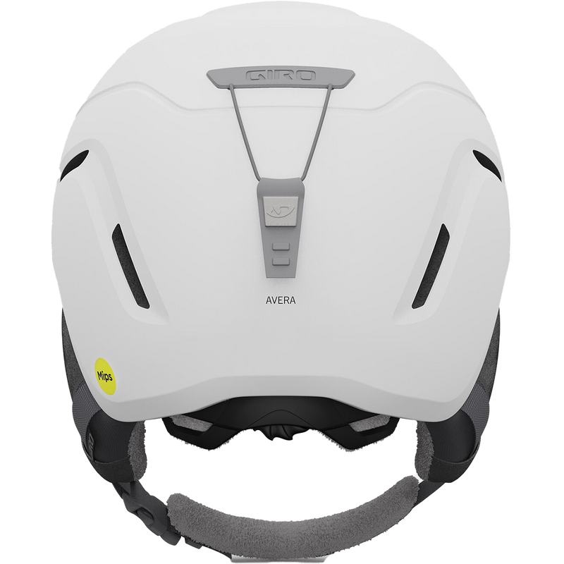 Women's Avera MIPS Round, Giro Women's Avera MIPS Asian Fit Matte White back