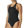 TYR Women's Durafast Elite Solid Maxfit - Black 001-Black