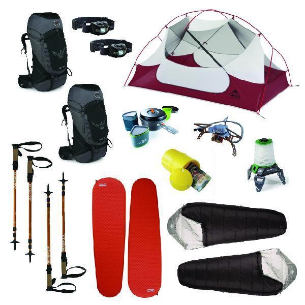 SB Rentals 2-Person Backpacking Package
