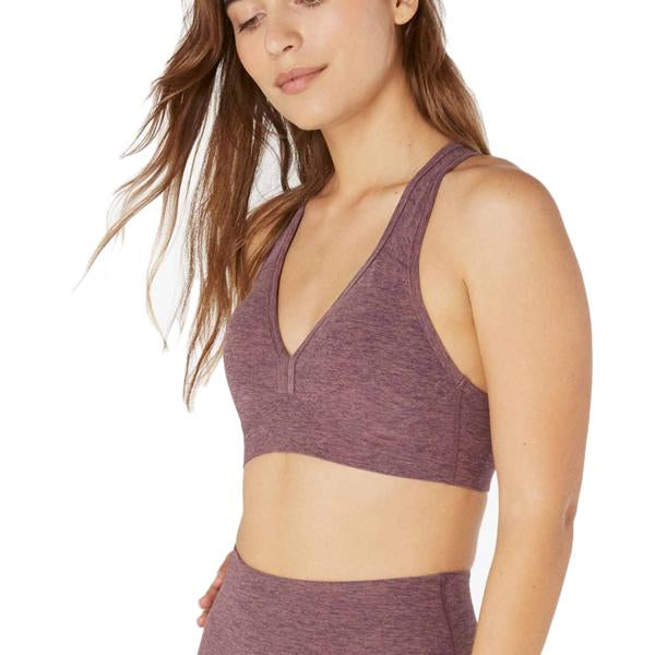 Beyond Yoga Women's Spacedye Lift Your Spirits Bra Deep Blush/Wild Orchid