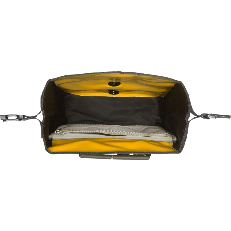Sport-Roller Classic - Sun Yellow/Black, Ortlieb Sport-Roller Classic pannier top.
